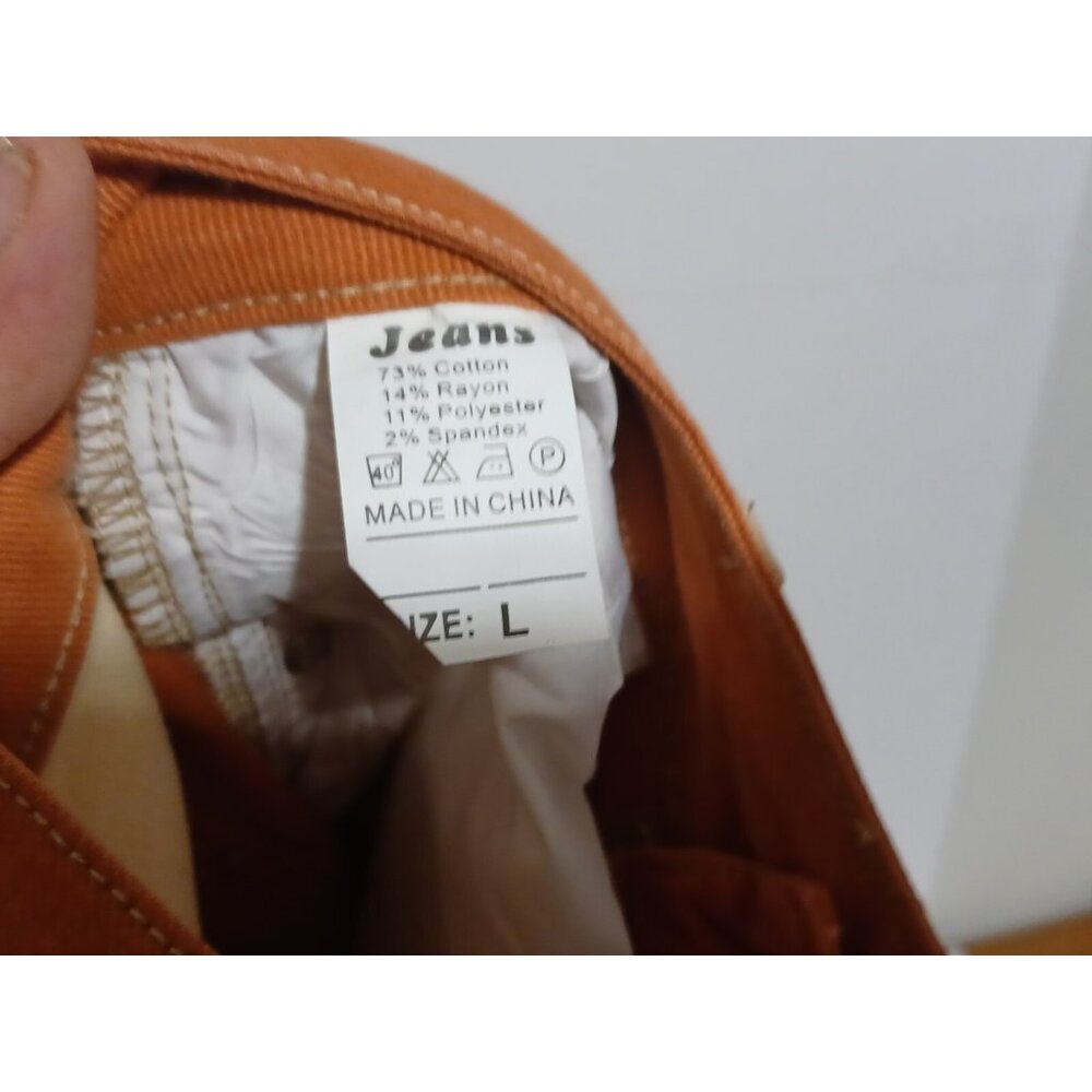 vamberfia Patchwork Stretch Size Large  32X29 jeans - Picture 4 of 7